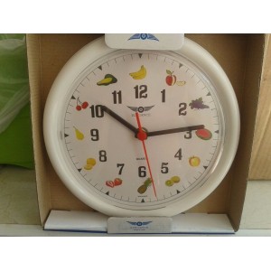 RBF RELOGIO REDONDO FRUTA BRANCO ELEGANC...