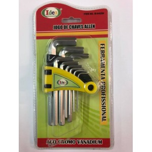ID-8425H  JG CHAVE ALLEN CURTO 9 PEÇAS I...