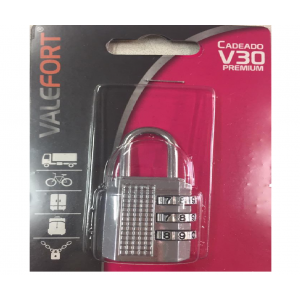 CADEADO C/SEGREDO 30MM VALEFORT