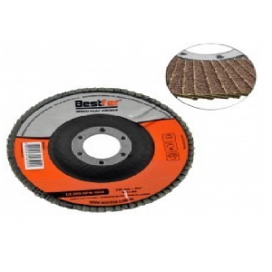  DISCO FLAP CONICO 115MM GRAO 120 UNIDAD...